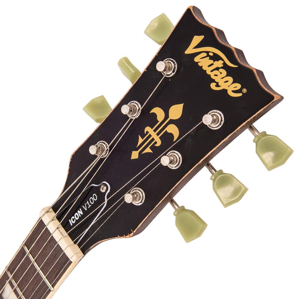 Amazon.co.jp: Vintage Guitars Icon V100 エレキギター - Distressed